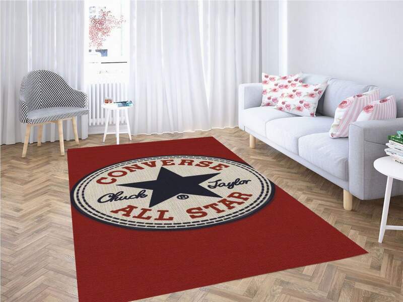 Converse All Star Logo Carpet Rug 1 Converse All Star Logo Carpet Rug