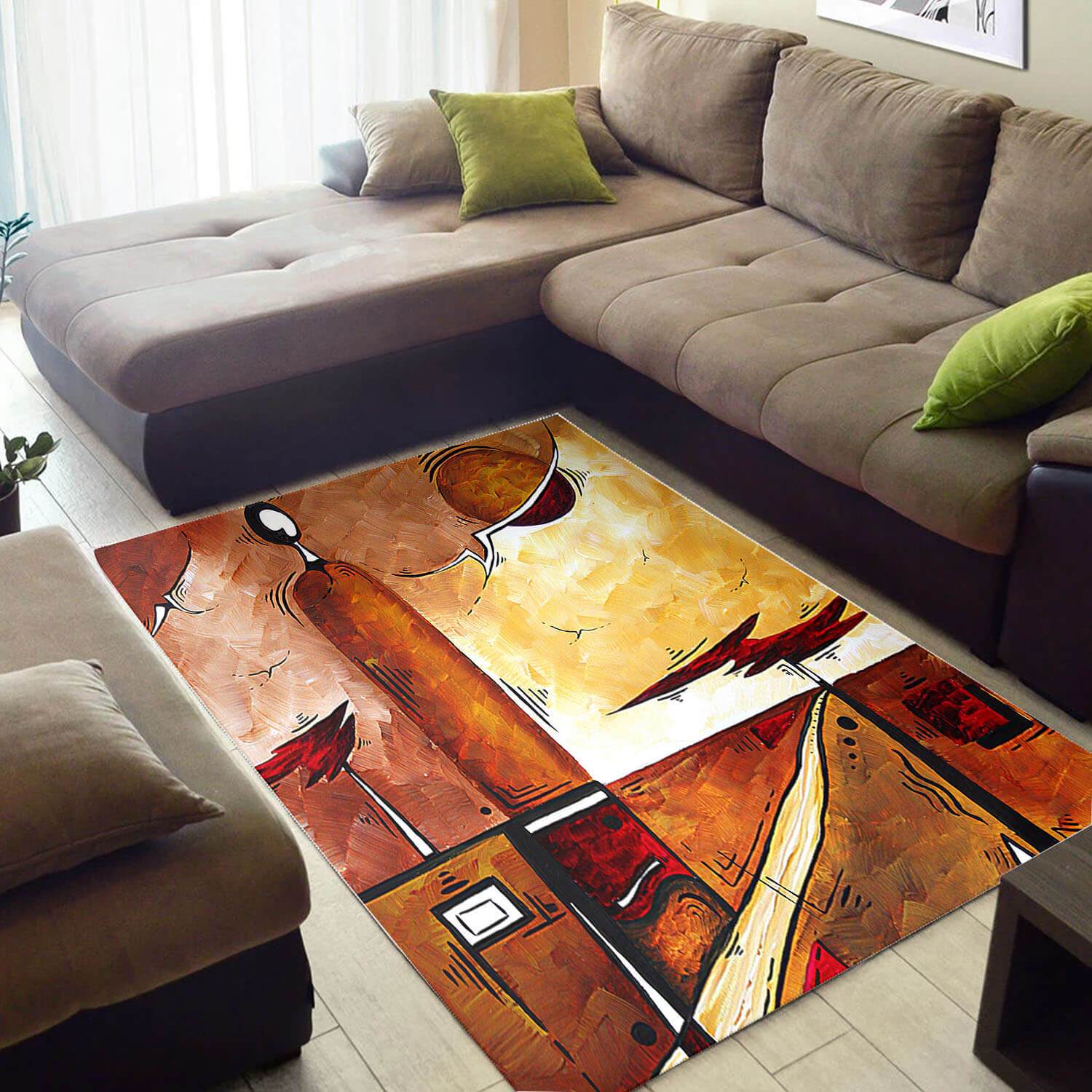 Cool African American Abstract Natural Hair Afrocentric Pattern Art Design Floor Living Room Rug 6 Cool African American Abstract Natural Hair Afrocentric Pattern Art Design Floor Living Room Rug