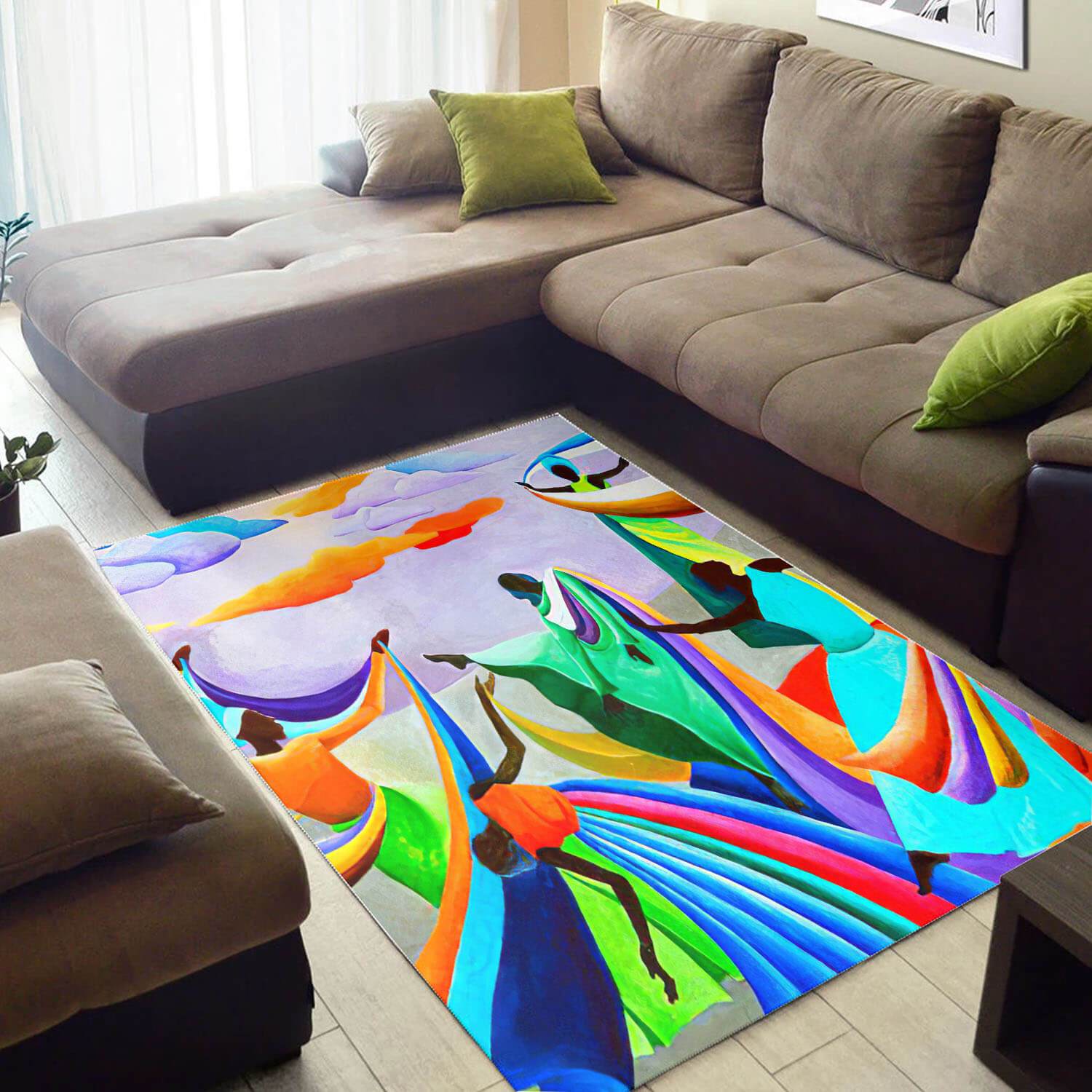 Cool African Retro Inspired Afrocentric Art Large Carpet Living Room Rug 4 Cool African Retro Inspired Afrocentric Art Large Carpet Living Room Rug