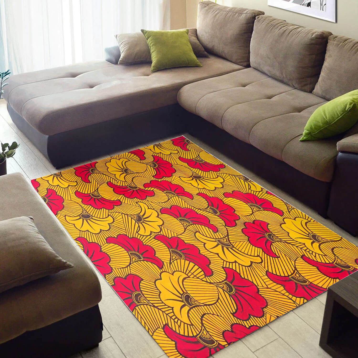 Cool African Retro Style Seamless Pattern Large Inspired Home Rug 3 Cool African Retro Style Seamless Pattern Large Inspired Home Rug