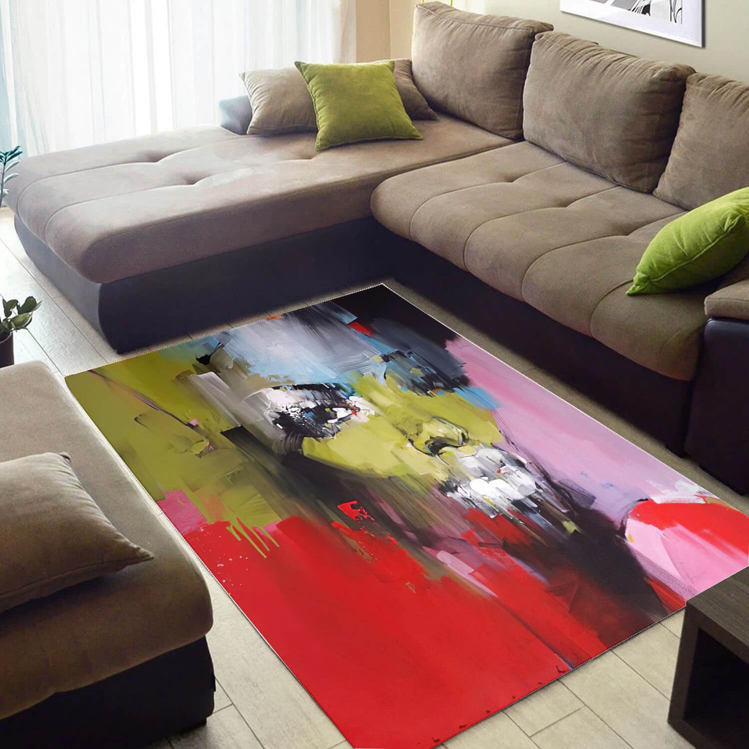 Cool African Style Beautiful Melanin Afro Woman Large House Rug 2 Cool African Style Beautiful Melanin Afro Woman Large House Rug