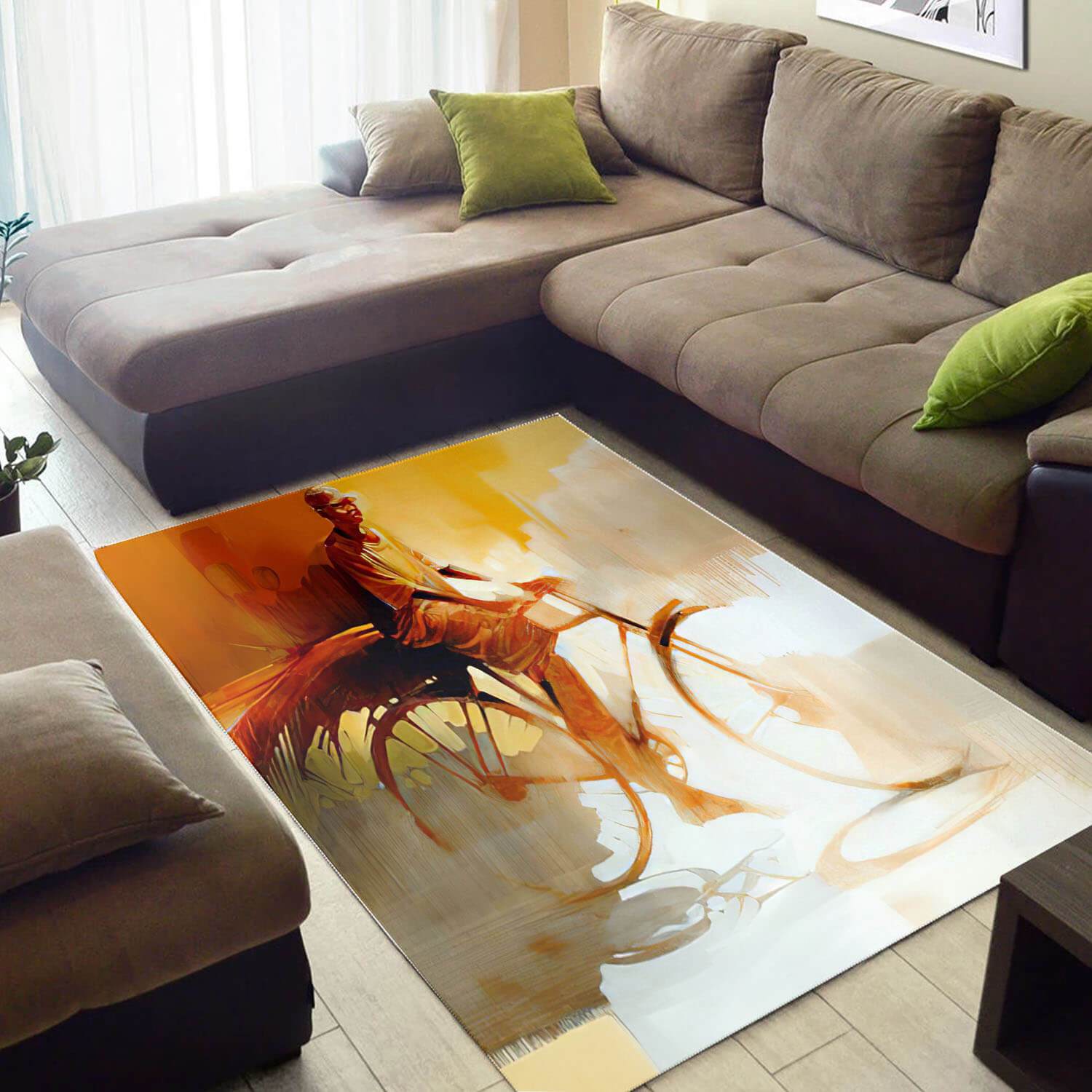 Cool African Style Cute Print Girl Large Themed Home Rug 2 Cool African Style Cute Print Girl Large Themed Home Rug