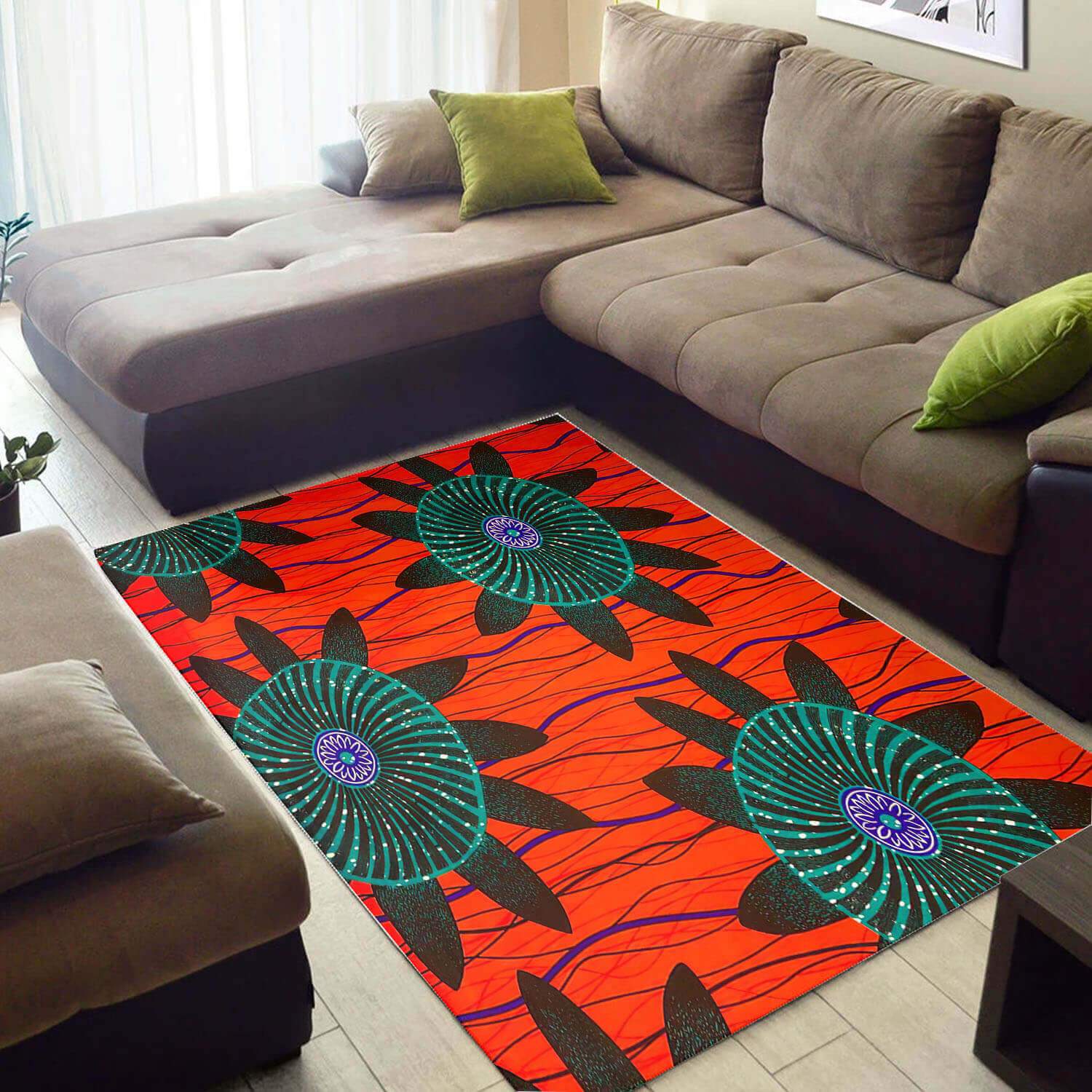 Cool African Style Trendy Themed Afrocentric Pattern Art Design Floor Carpet Home Rug 4 Cool African Style Trendy Themed Afrocentric Pattern Art Design Floor Carpet Home Rug