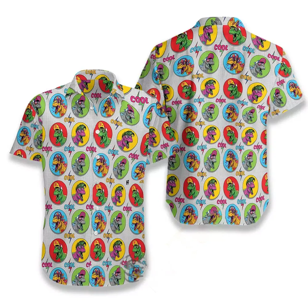 Cool T-rex Dinosaur Hawaiian shirts