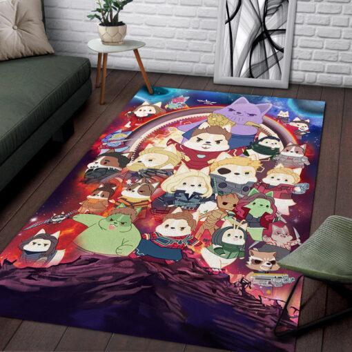 Corgi Avengers Area Limited Edition Rug 2 Corgi Avengers Area Limited Edition Rug
