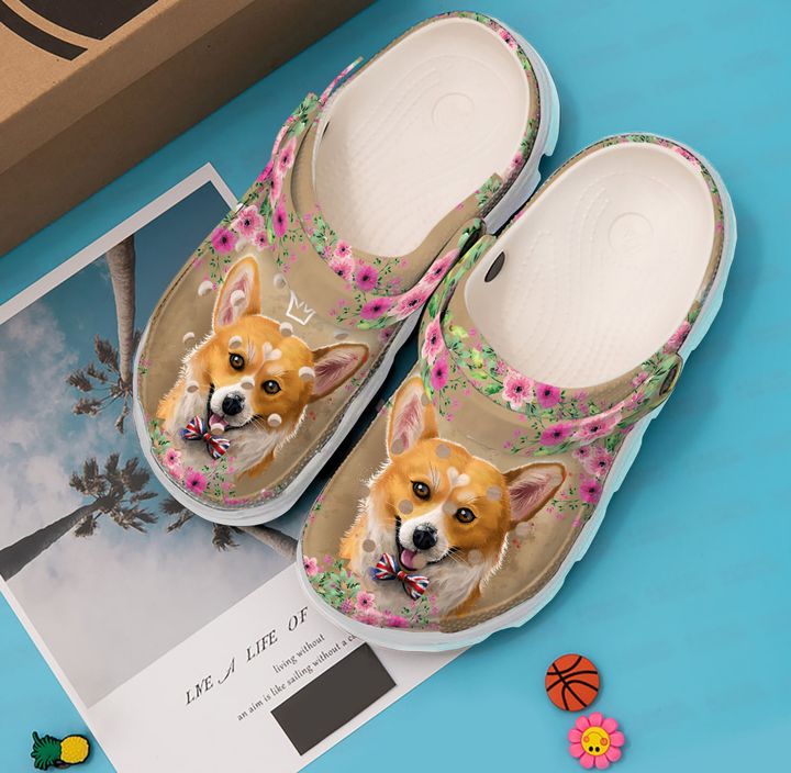 Corgi Beautiful Crocs Clog Shoes