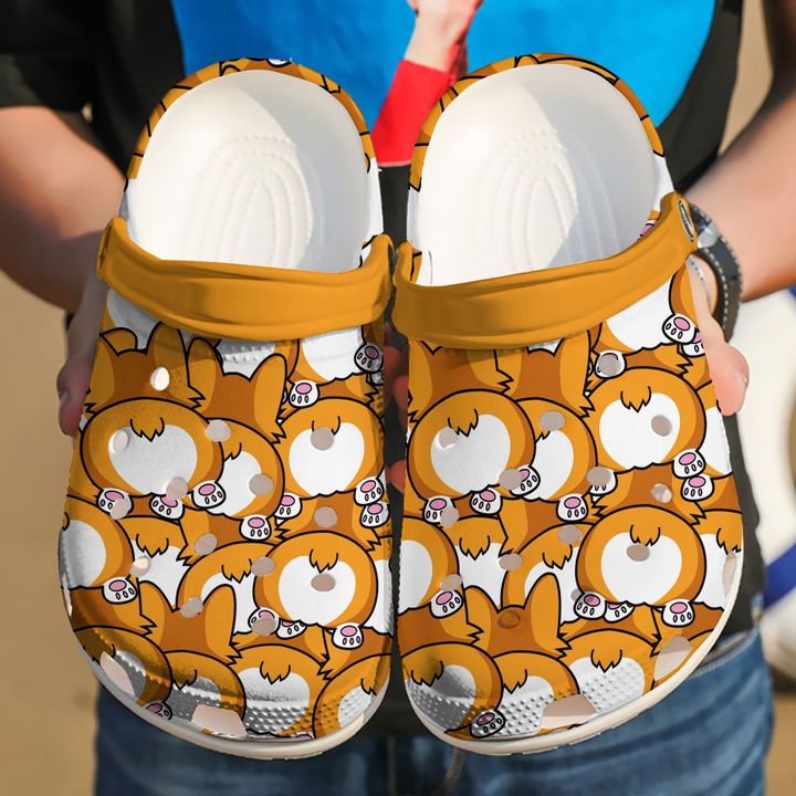 Corgi Butts Crocs Clog Shoes