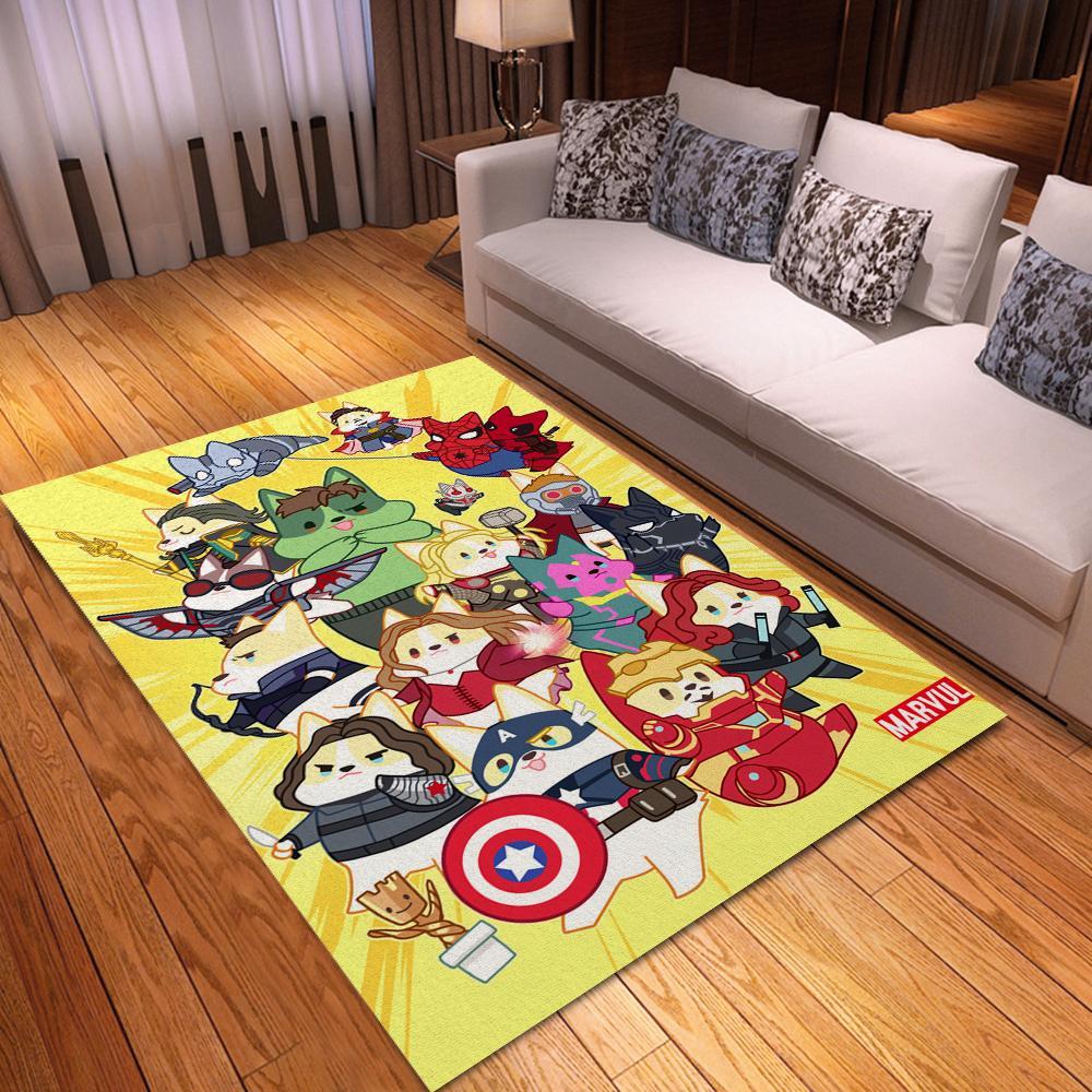 Corgi Marvel Area Limited Edition Rug 5 Corgi Marvel Area Limited Edition Rug