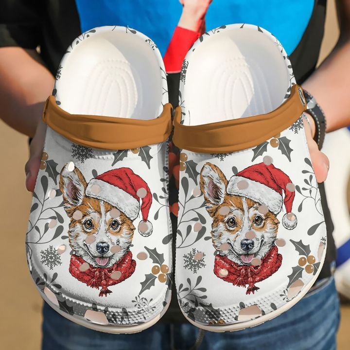 Corgi Xmas Crocs Clog Shoes 6 Corgi Xmas Crocs Clog Shoes