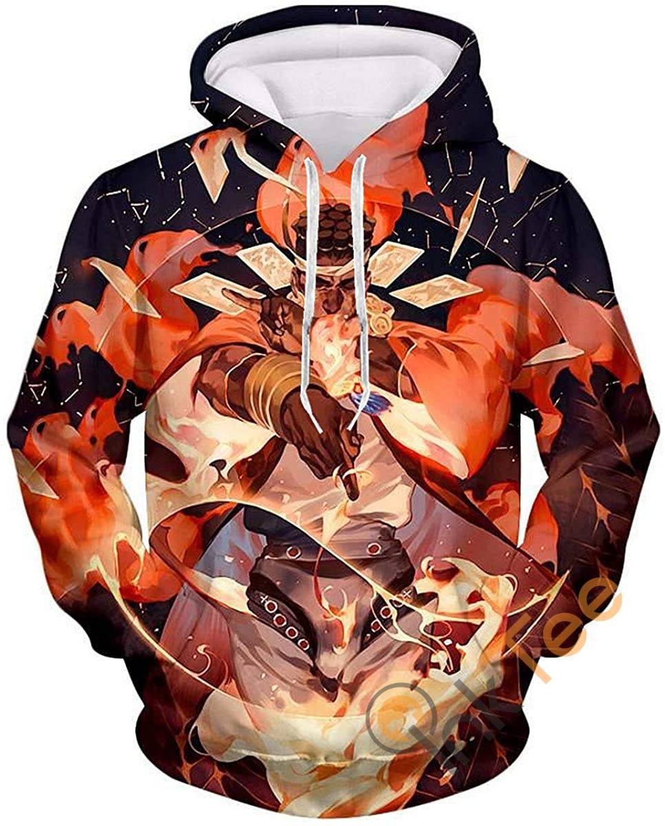 Cosplay Jojo's Bizarre Adventure Print Pullover With Front Pocket Hoodie 3D 9 Cosplay Jojo’s Bizarre Adventure Print Pullover With Front Pocket Hoodie 3D