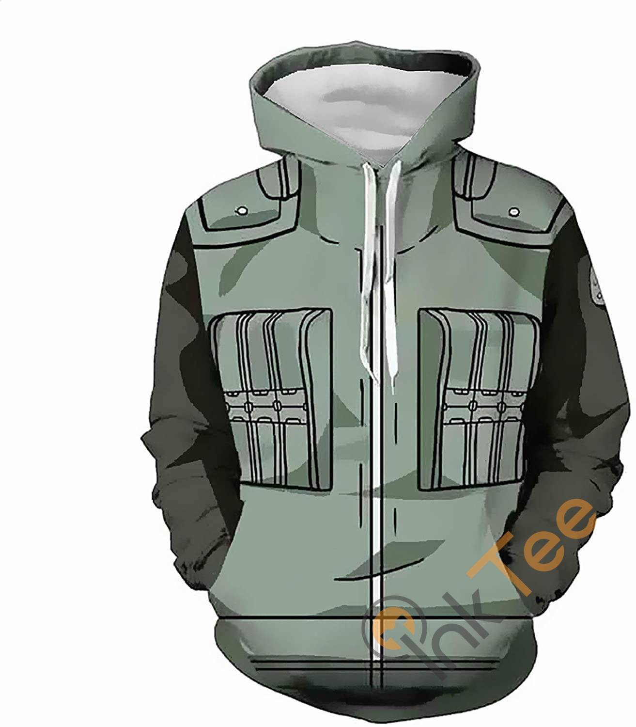 Cosplay Naruto Print Pullover With Front Pocket Hoodie 3D 2 Cosplay Naruto Print Pullover With Front Pocket Hoodie 3D