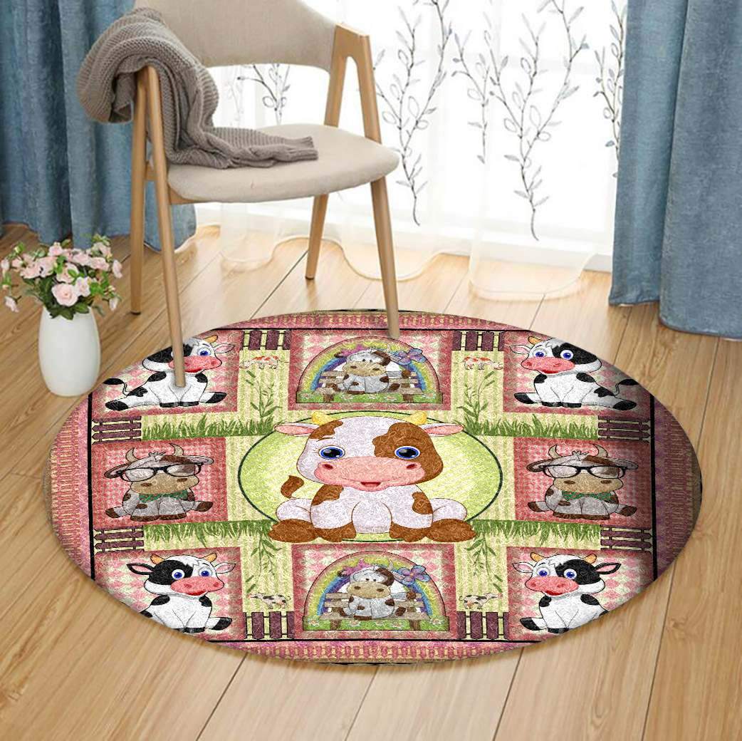 Cow Limited Edition Round Rug