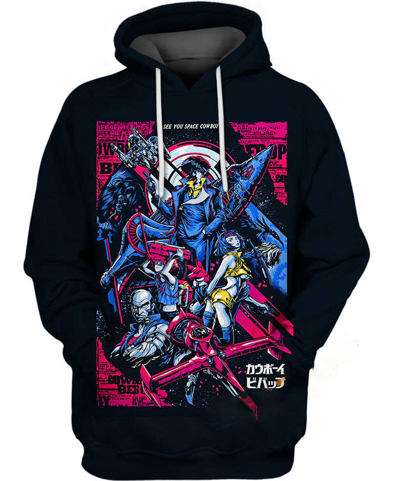 Cowboy Bebop Battle Team Hoodie 3D