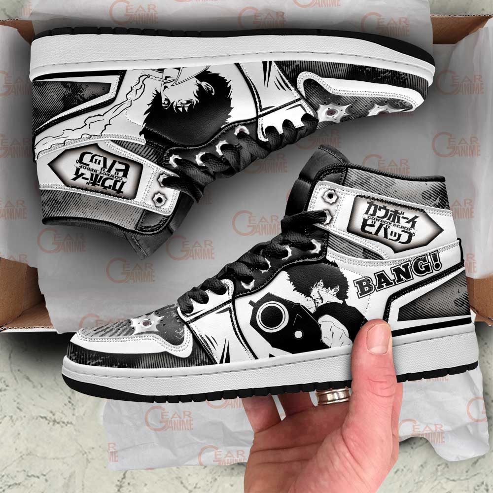 Cowboy Bebop Sneakers Spike Spiegel Anime Custom Air Jordan Shoes