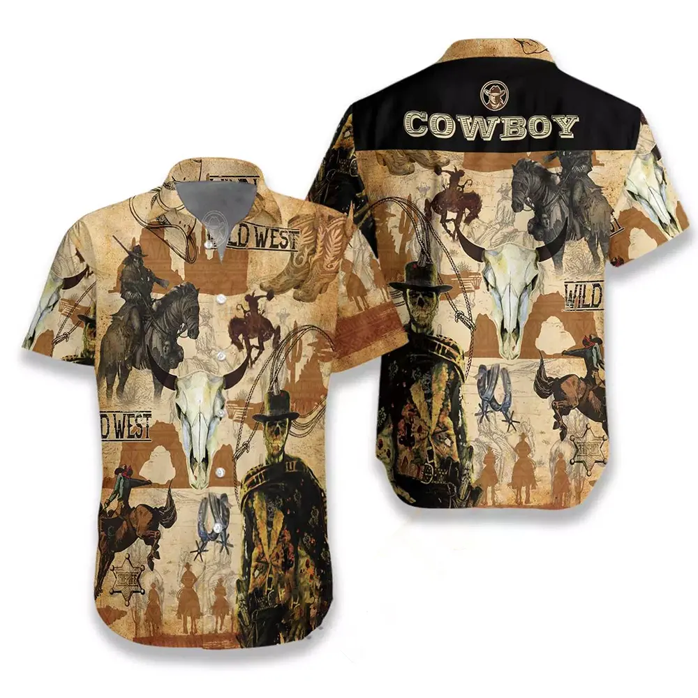 Cowboy Hawaiian shirts