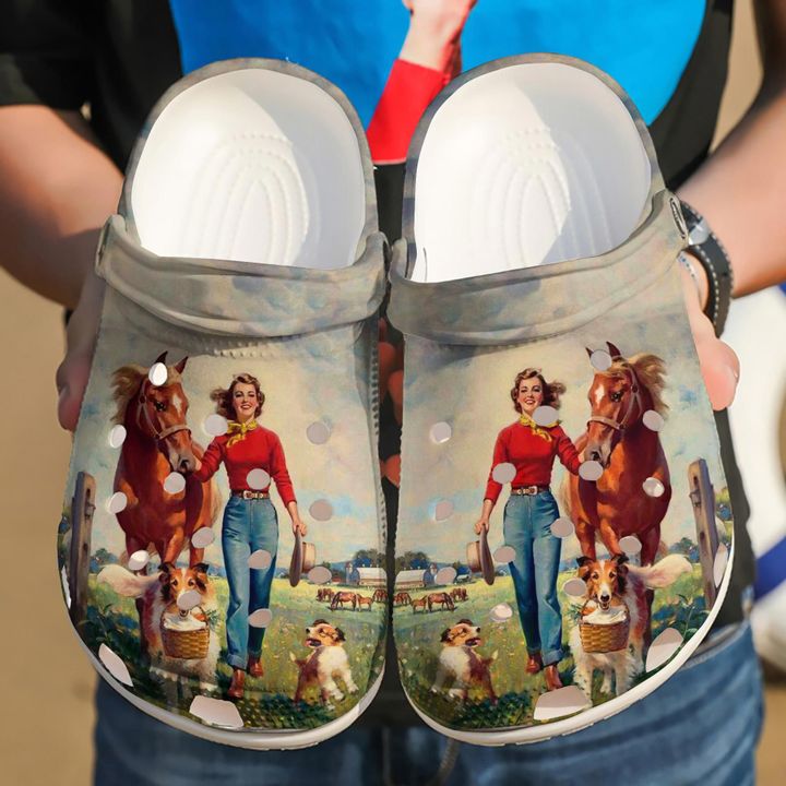 Cowgirl Ever After Crocs Clog Shoes