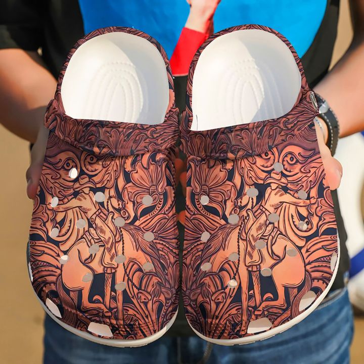 Cowgirl Let's Ride Crocs Clog Shoes 7 Cowgirl Let’s Ride Crocs Clog Shoes