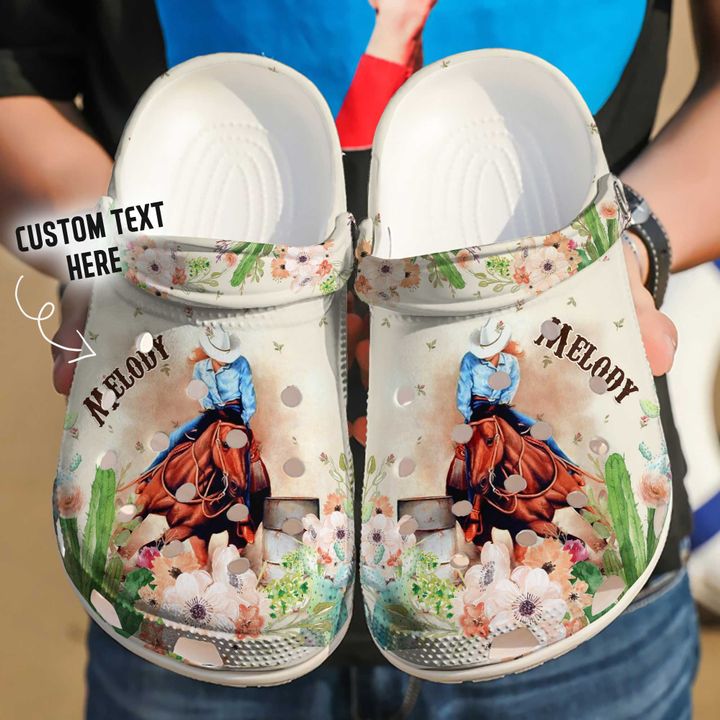 Cowgirl Personalized Up Crocs Clog Shoes