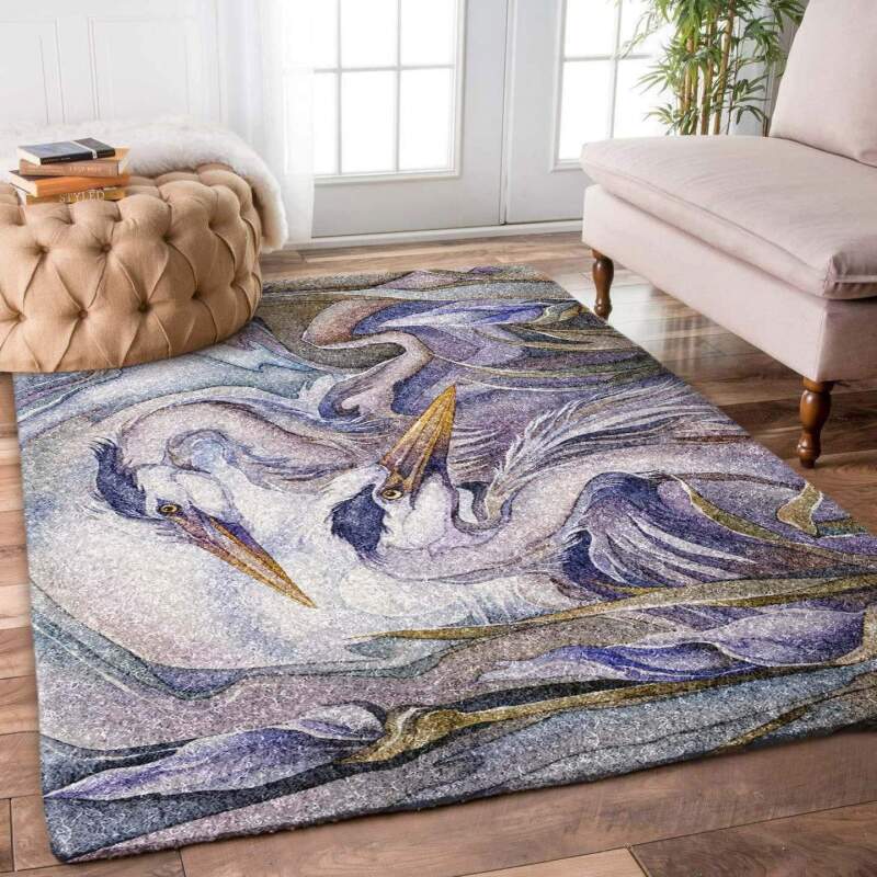 Crane Bird Limited Edition Rug 2 Crane Bird Limited Edition Rug