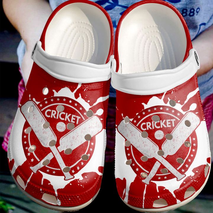 Cricket Lover Crocs Clog Shoes
