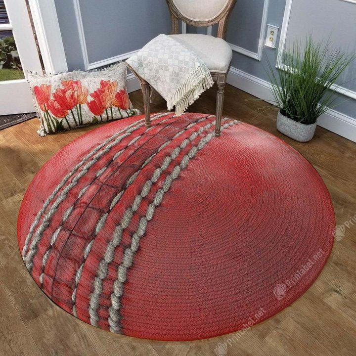 Cricket Red Limited Edition Round Rug 2 Cricket Red Limited Edition Round Rug