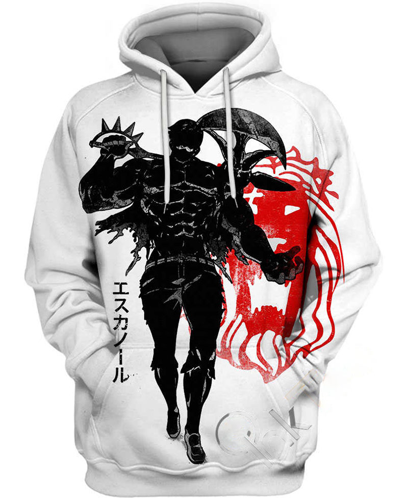 Crimson Escanor Hoodie 3D 2 Crimson Escanor Hoodie 3D