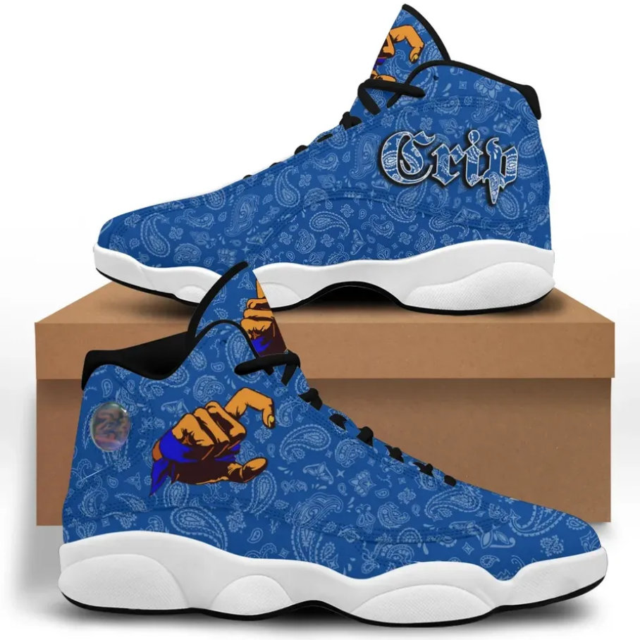 Crips Gang Air Jordan Shoes