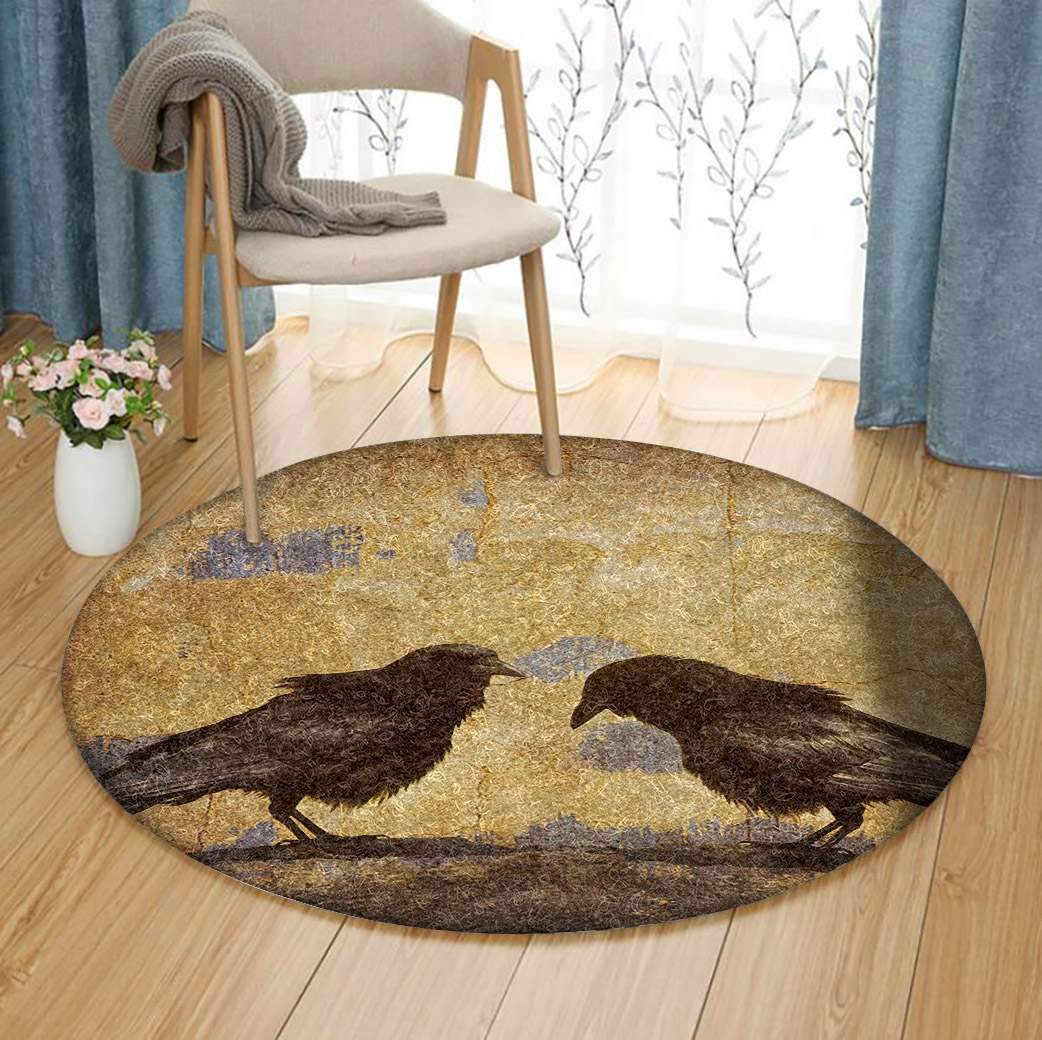 Crow Limited Edition Round Rug