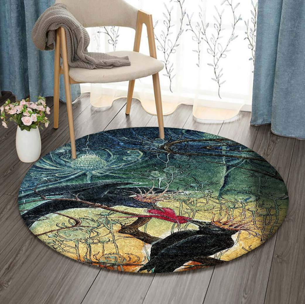 Crow Limited Edition Round Rug
