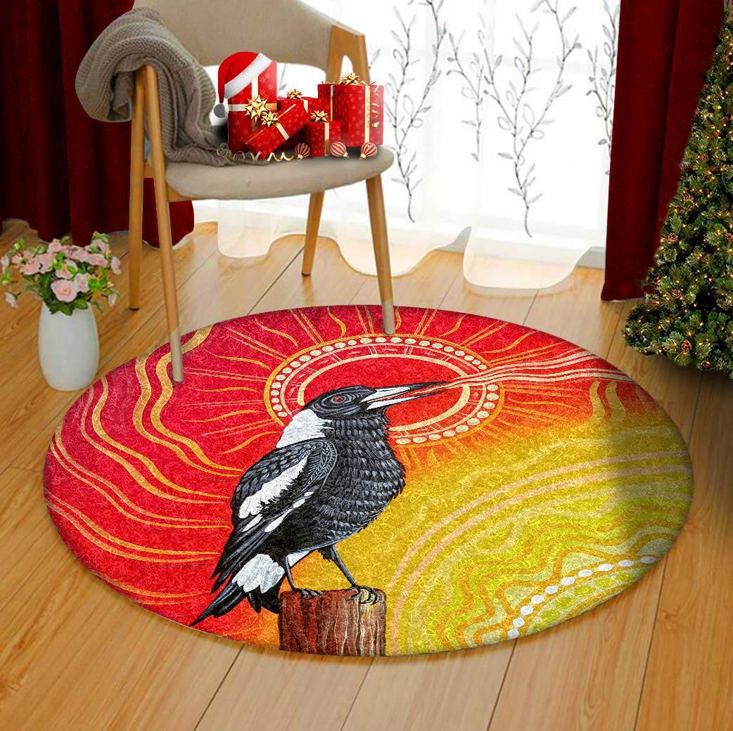 Crows Limited Edition Round Rug 2 Crows Limited Edition Round Rug