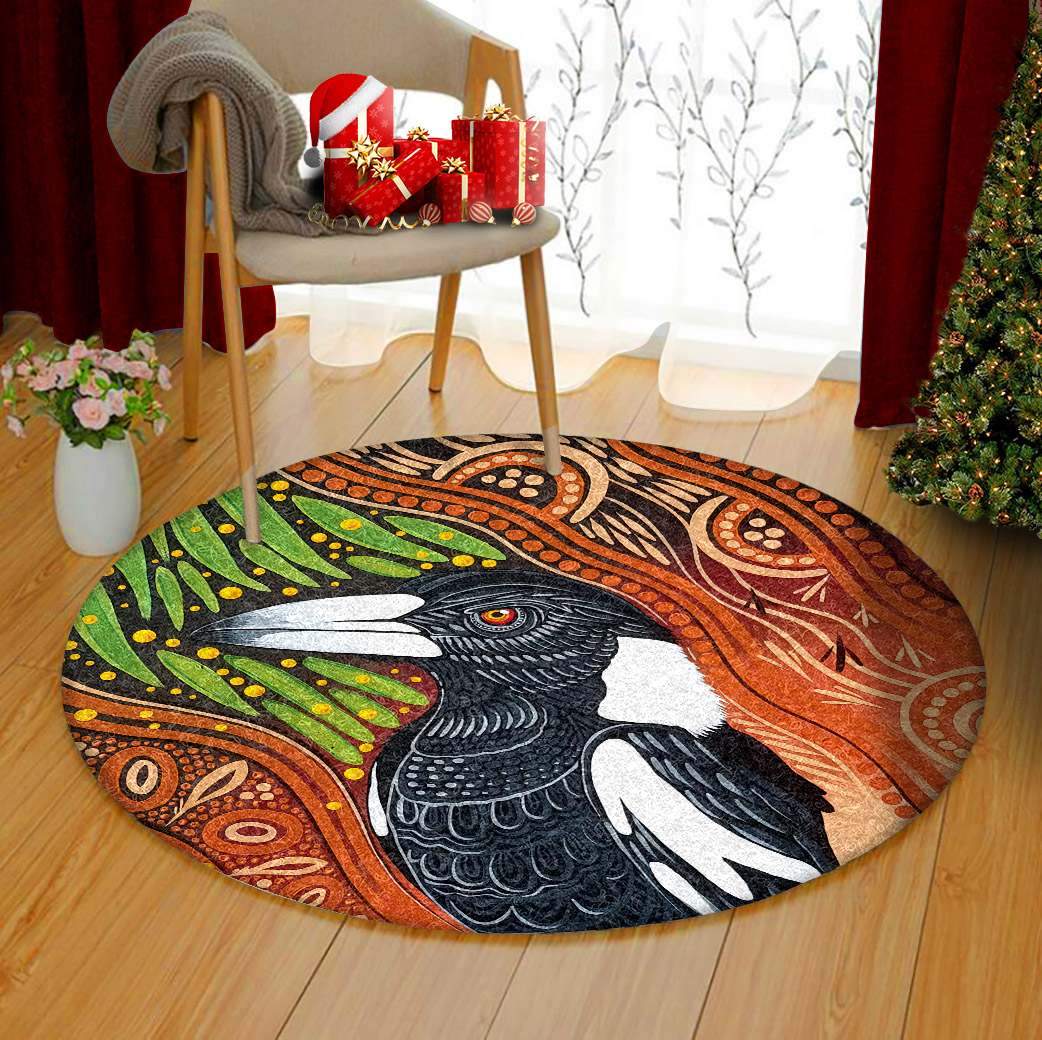 Crows Limited Edition Round Rug 2 Crows Limited Edition Round Rug
