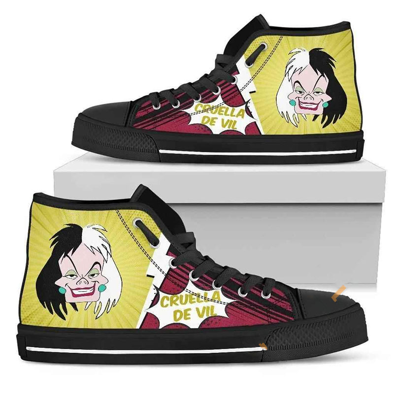 Cruella De Vil High Top Shoes