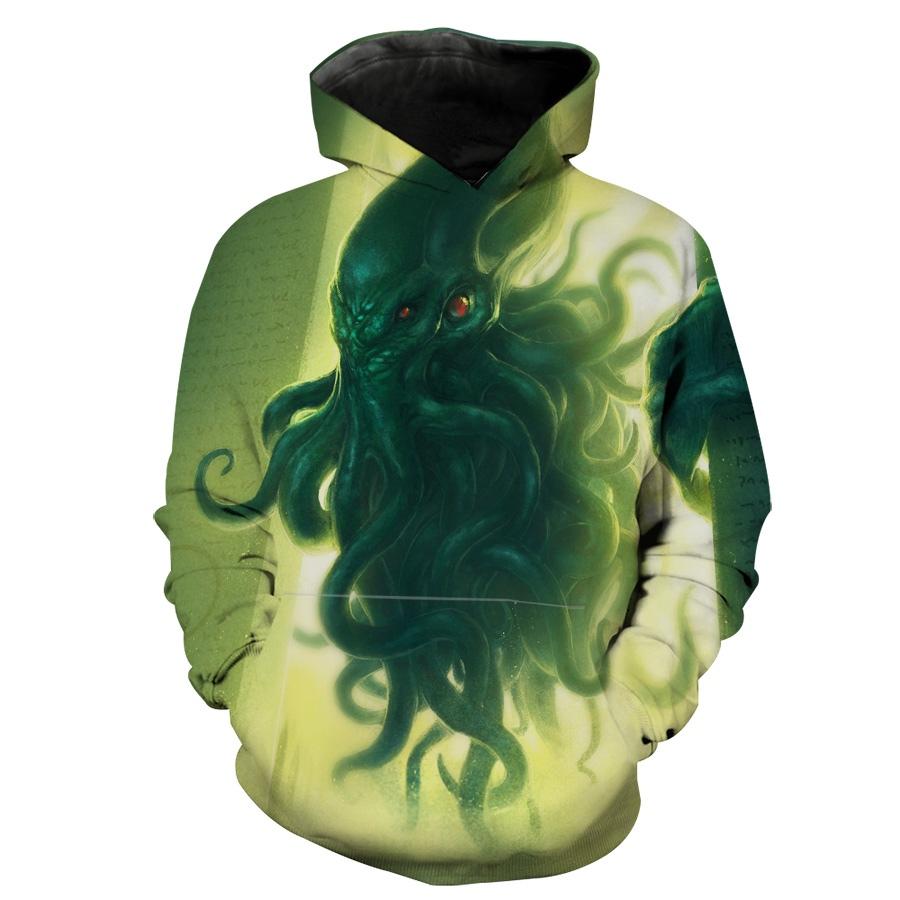 Cthulhu Fantasy Monsterss And Hoodie 3D