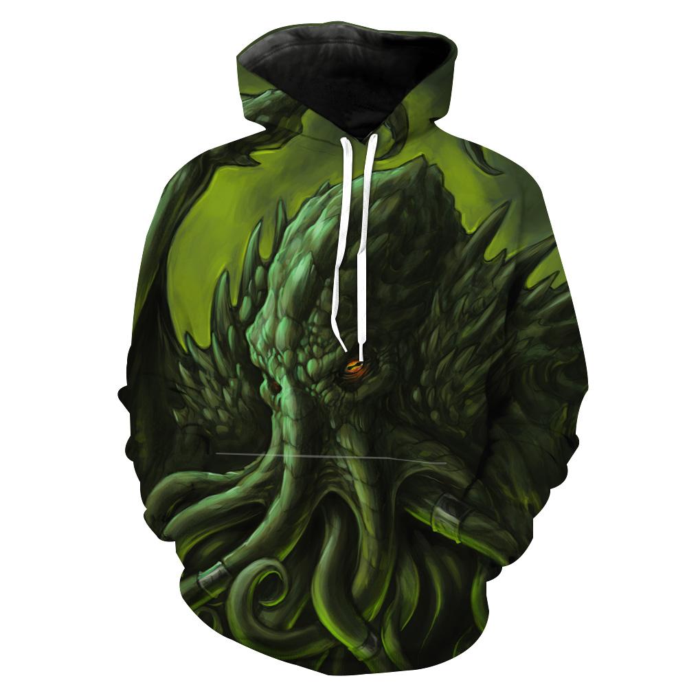 Cthulhu Nerd Gaming Hoodie 3D 2 Cthulhu Nerd Gaming Hoodie 3D