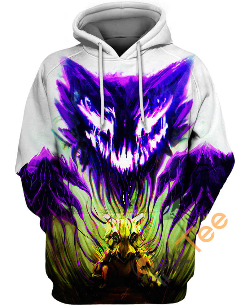 Cubone And Haunter Hoodie 3D