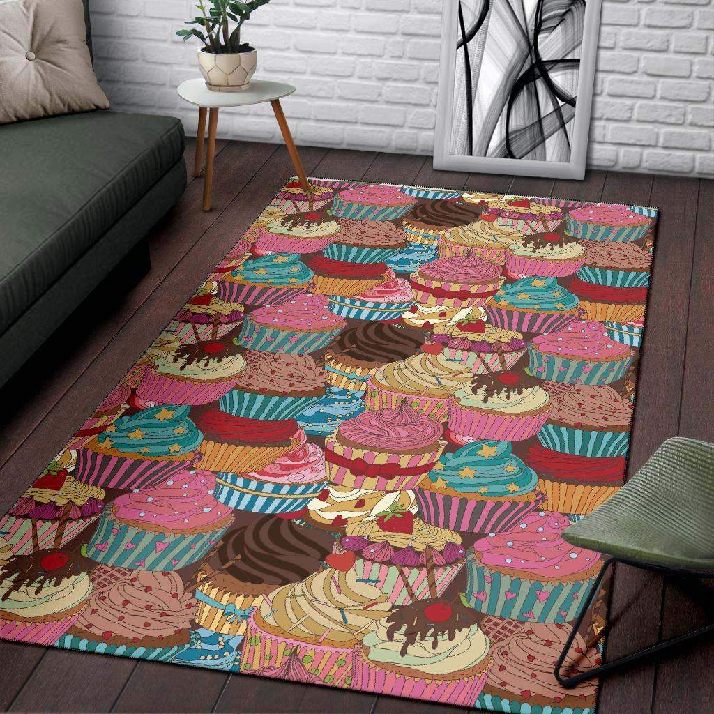 Cupcake Pattern Limited Edition Rug 3 Cupcake Pattern Limited Edition Rug