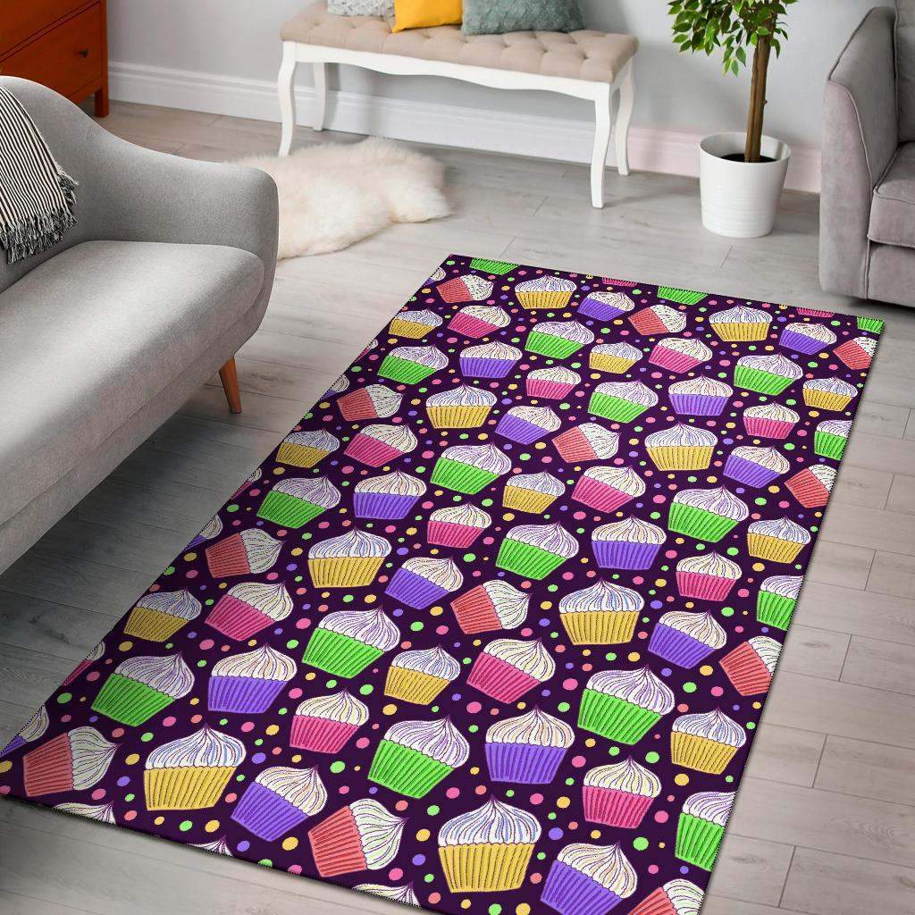 Cupcake Pattern Print Design Limited Edition Rug 6 Cupcake Pattern Print Design Limited Edition Rug