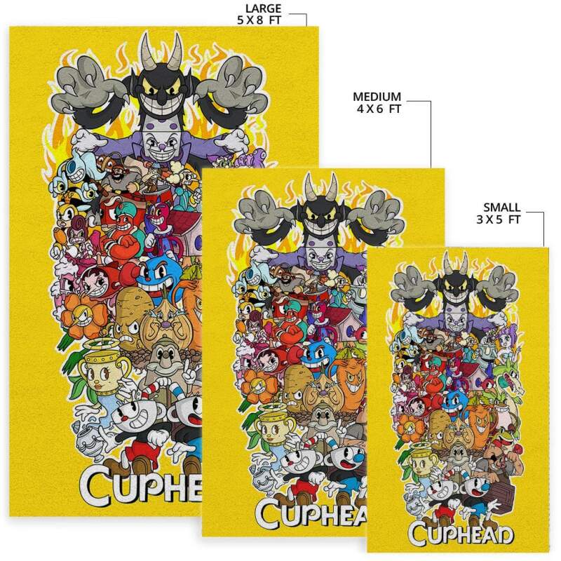 Cuphead Area Limited Edition Rug 4 Cuphead Area Limited Edition Rug