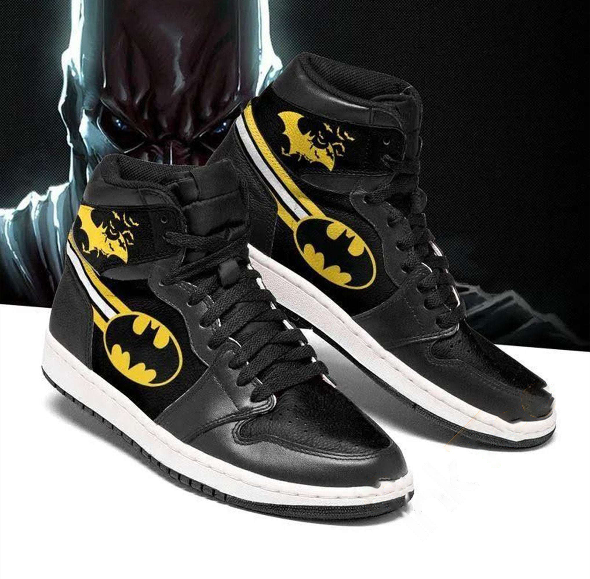 Custom Batman Type Justice League Anime For Fans Air Jordan Shoes