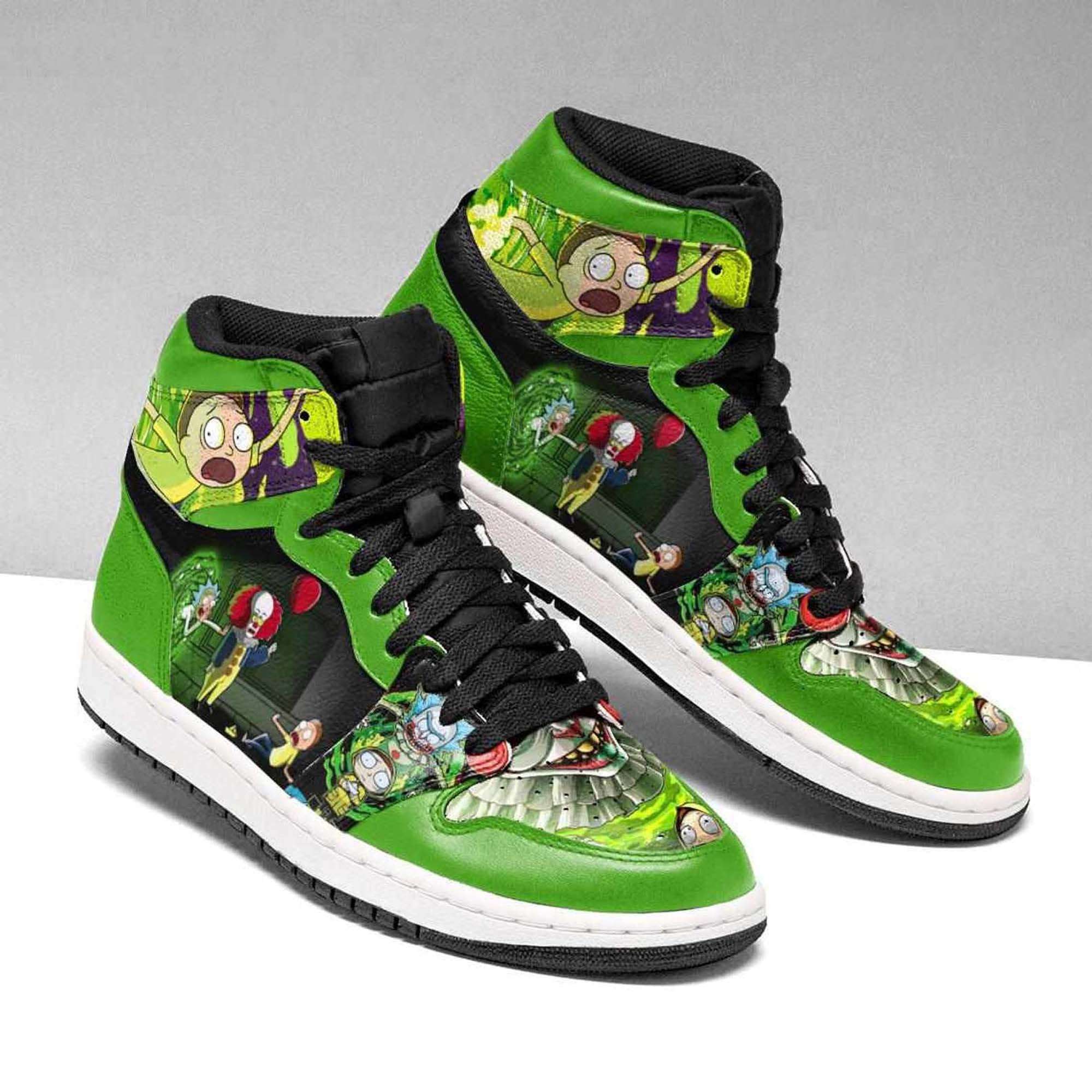 Custom Rick And Morty Personalized Air Jordan Shoes 4 Custom Rick And Morty Personalized Air Jordan Shoes