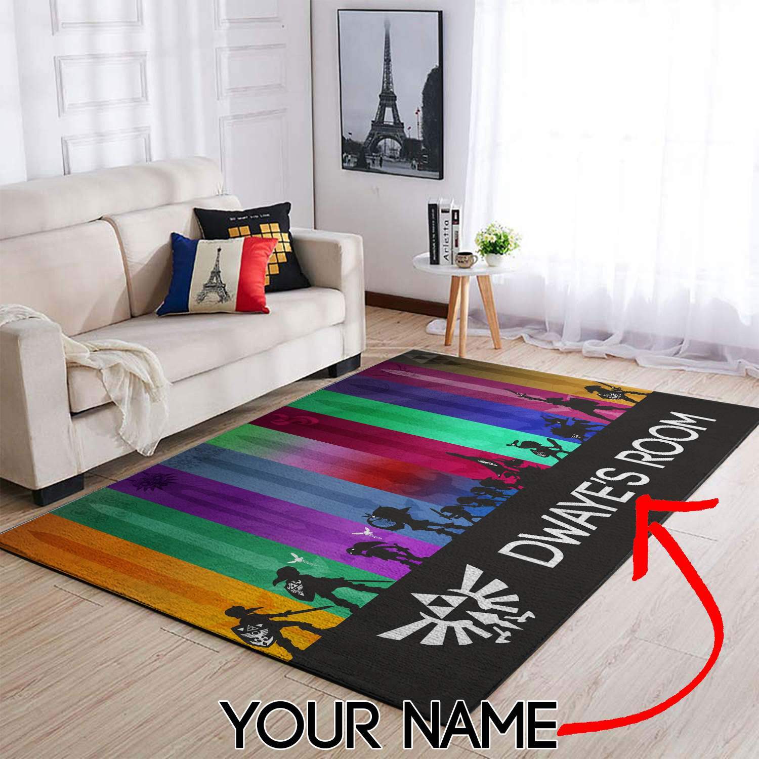 Customized Name Legend Of Zelda Area Limited Edition Rug 1 Customized Name Legend Of Zelda Area Limited Edition Rug