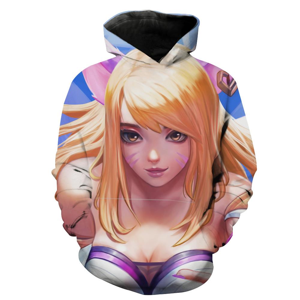 Cute Ahri League Ahri Lol Hoodie 3D