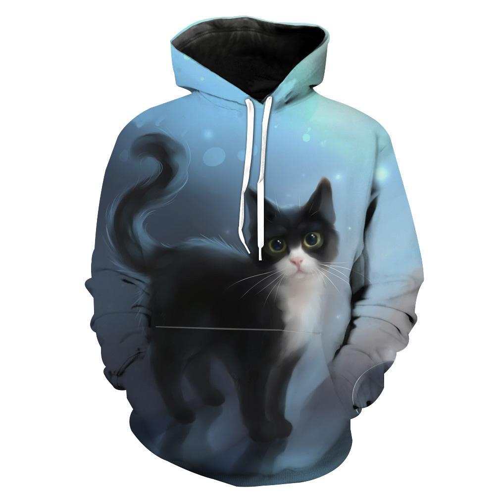 Cute Cat Cat Hoodie 3D 1 Cute Cat Cat Hoodie 3D