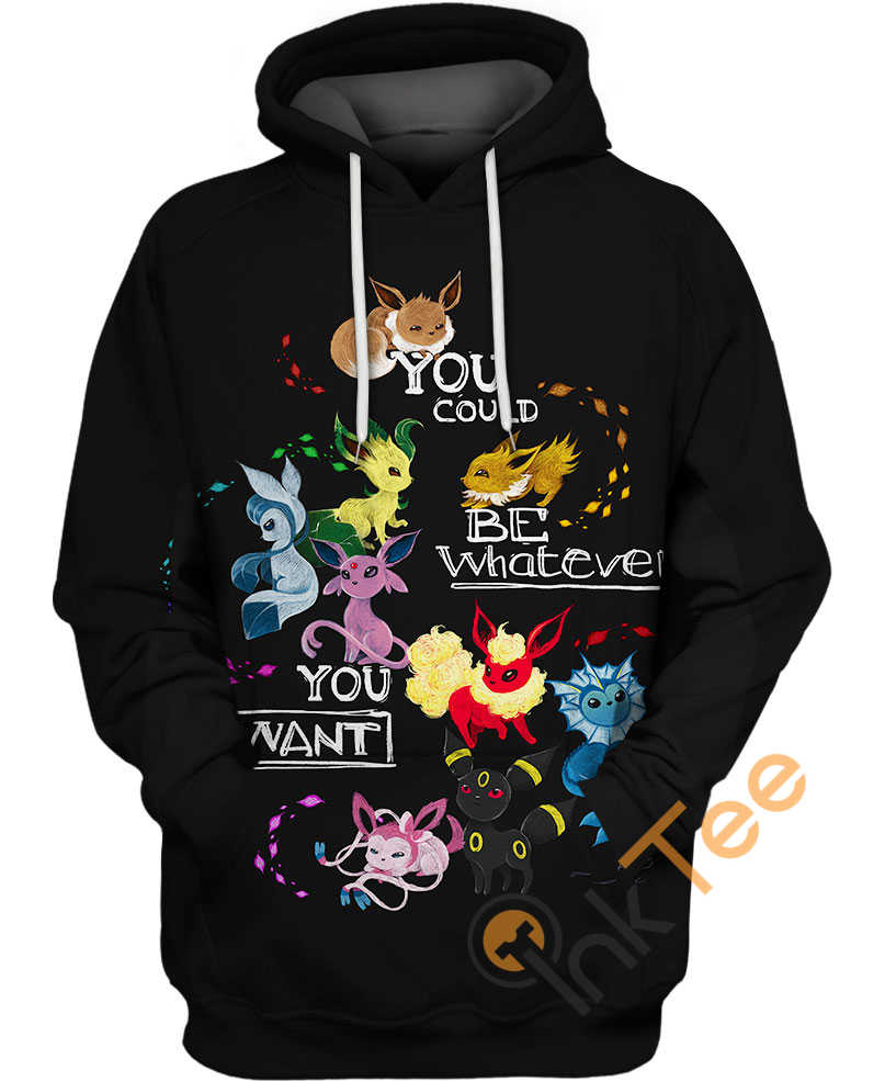 Cute Eevee Hoodie 3D 11 Cute Eevee Hoodie 3D