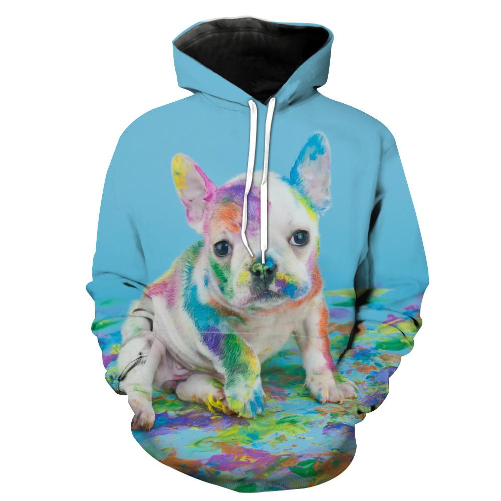 Cute French Bulldog French Bulldog Hoodie 3D 4 Cute French Bulldog French Bulldog Hoodie 3D