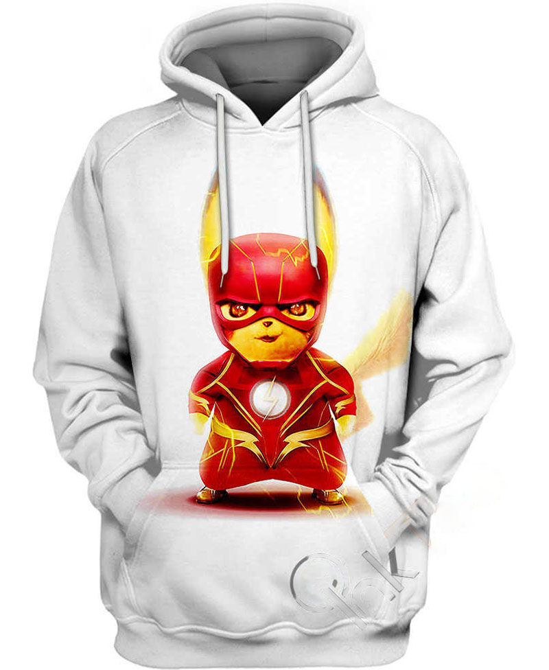 Cute Godspeed Pikachu Hoodie 3D 9 Cute Godspeed Pikachu Hoodie 3D