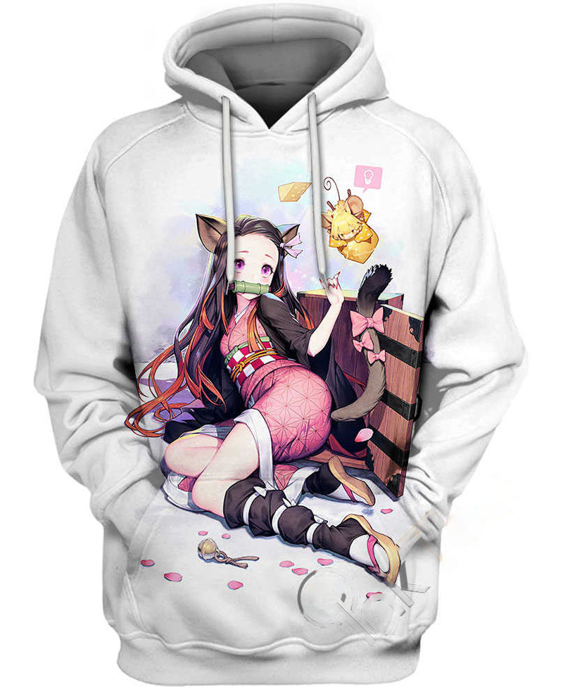 Cute Neko Hoodie 3D