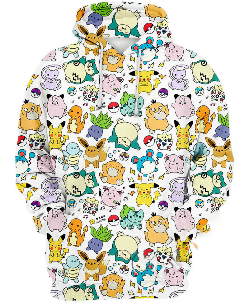 Cute Pokemon Hoodie 3D 12 Cute Pokemon Hoodie 3D
