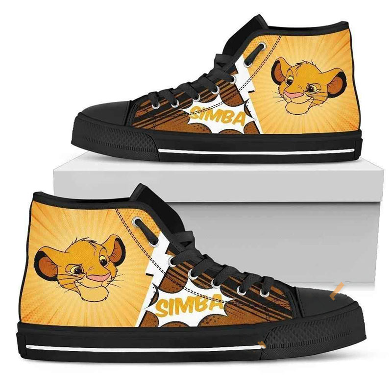 Cute Simba High Top Shoes