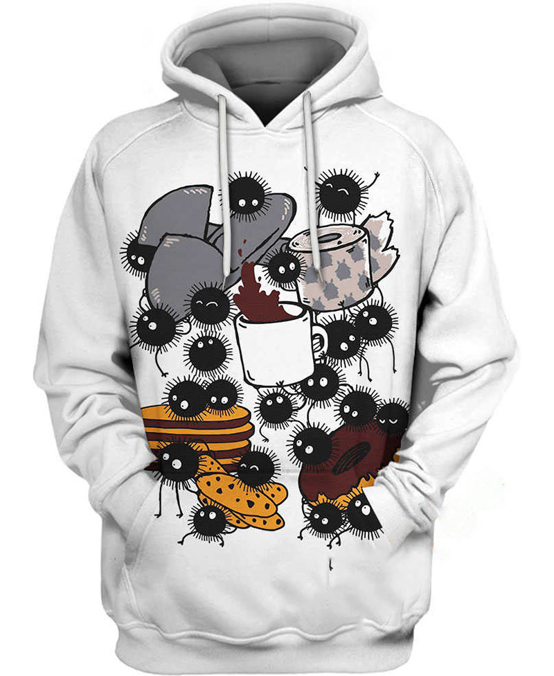 Cute Susuwatari Hoodie 3D